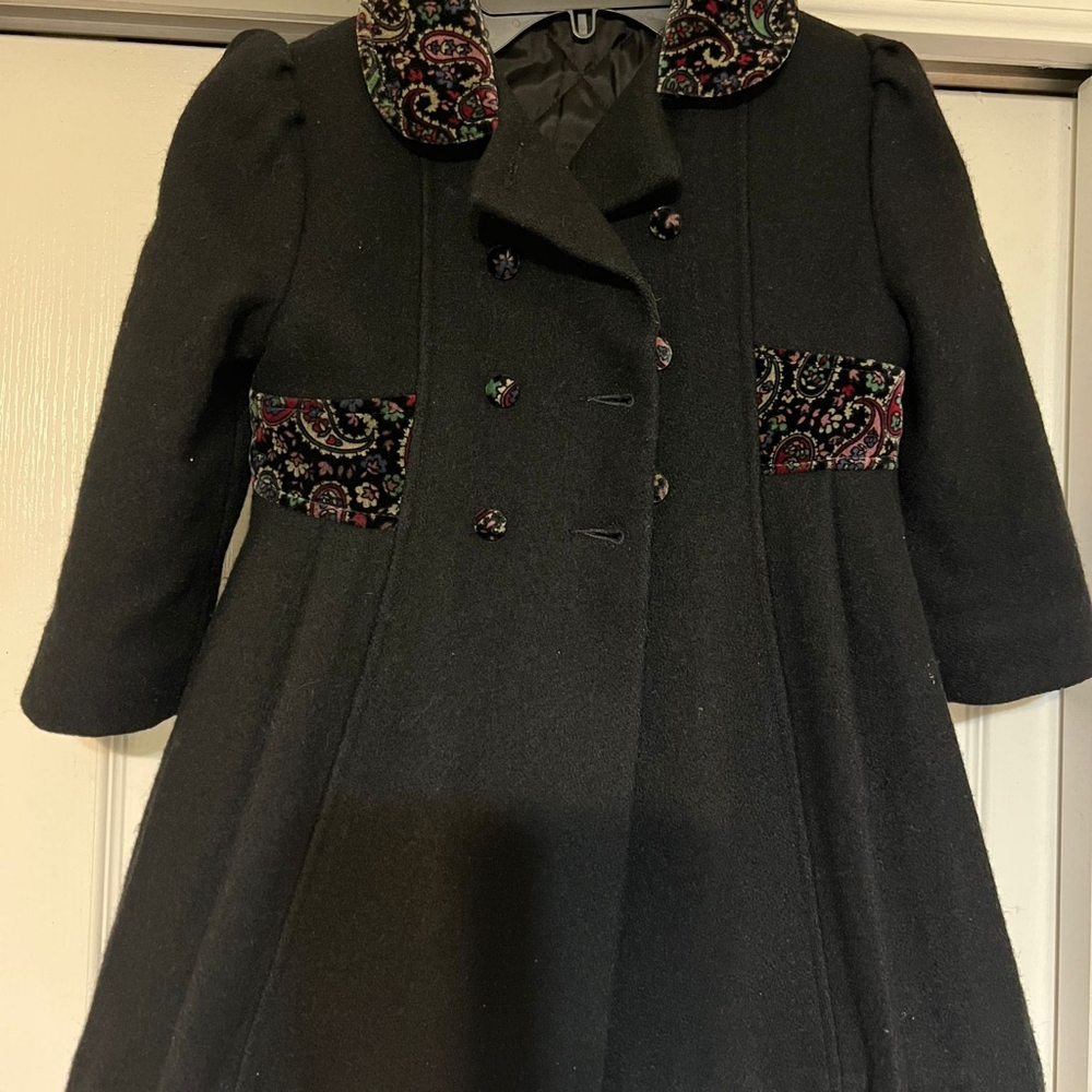 Girls wool coat